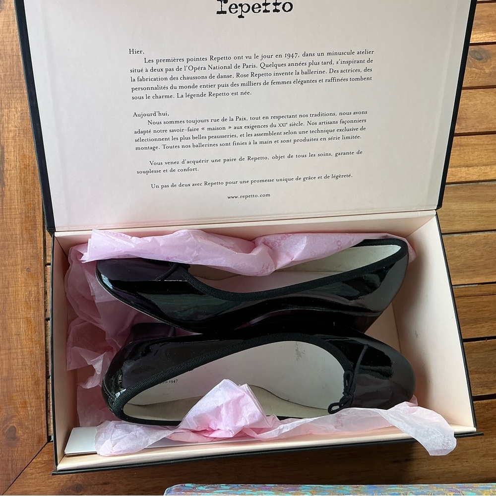 Repetto Glossy Black Loafers